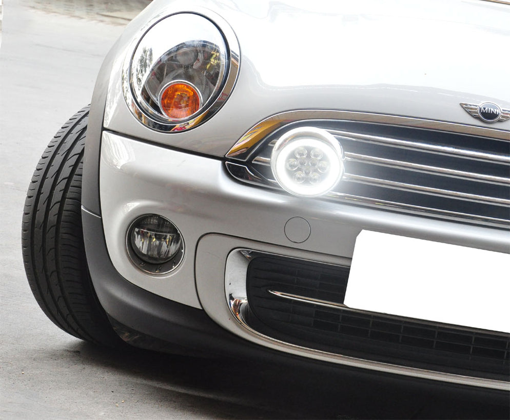 Led Rally Lights LED Rally Driving Light Halo Ring Daytime Running Lamps For MINI Coope ...
