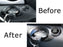 Black Carbon Keyless Engine Push Start Button For MINICooper R56 R57 R58 R59 R60