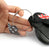 Black/Grey UK Union Jack Wing Logo Shape Key Chain Ring Keychain For MINI Cooper
