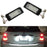 Direct Fit White LED License Plate Lights Lamps For MINI Cooper R56 R57 R58 R59