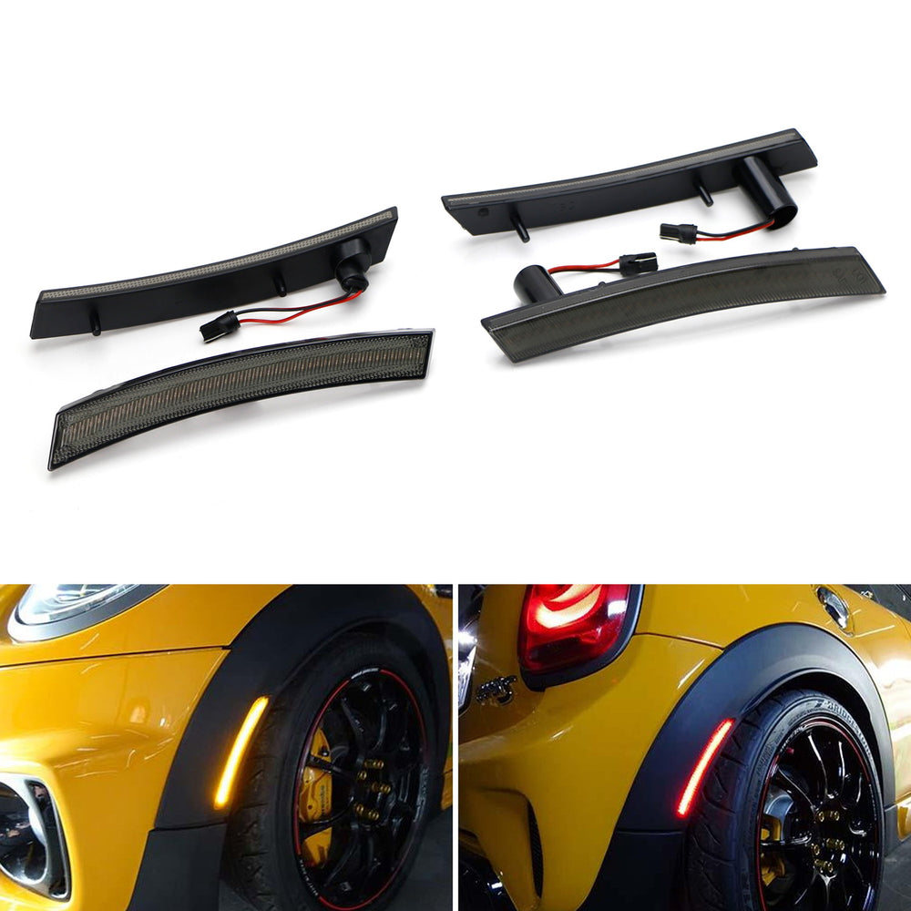 thumbnail image 2 of IJDMTOY Smoke Lens LED Side Marker Lights For MINI Cooper R50 R52 R53 (Gen1) 2 of 6