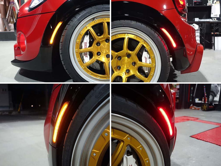 thumbnail image 2 of IJDMTOY Smoke Lens LED Side Marker Lights For MINI Cooper R50 R52 R53 (Gen1) 2 of 6