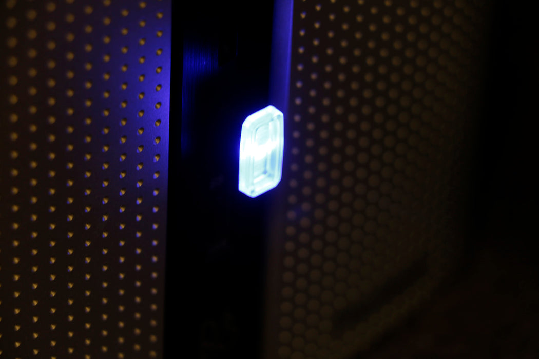 (1) Ultra Blue USB Plug-In Miniature LED Car Interior Ambient Lighting Kit
