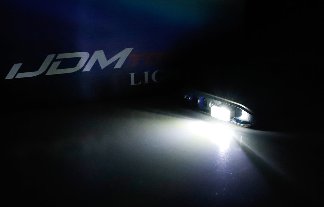 IJDMTOY Ultra Blue 9-SMD 1.72-Inch 42mm Replacement Bulbs Compatible With Car