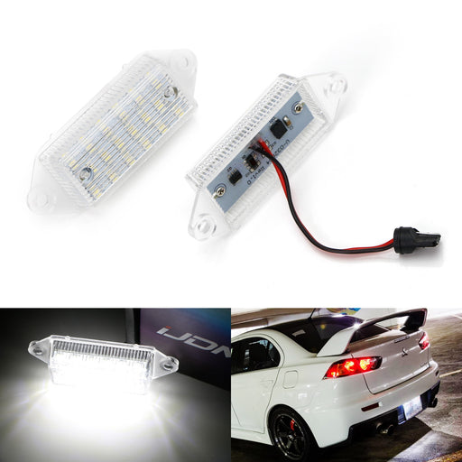 OEM-Replace 18-SMD White LED License Plate Lamp Assy For 03-17 Mitsubishi Lancer