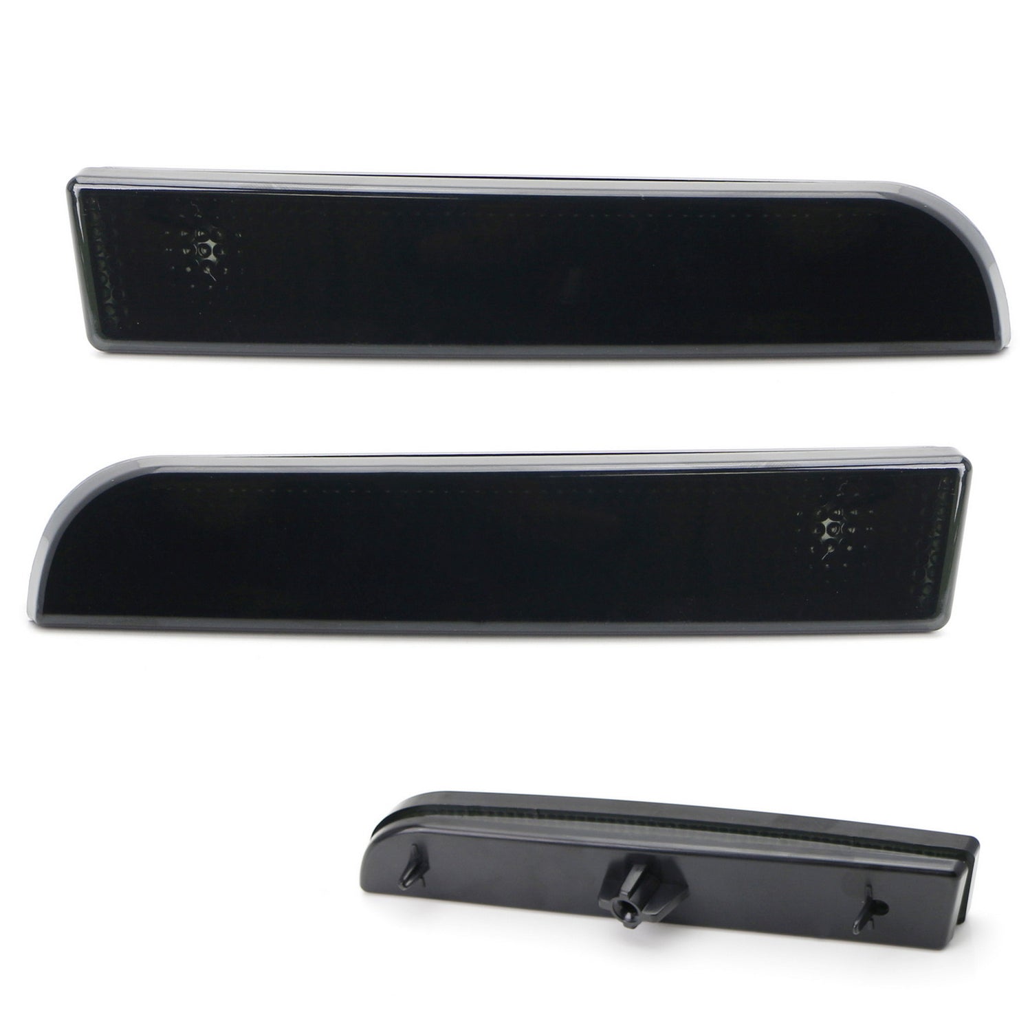 OE-Spec Smoke Rear Bumper Reflector Lens Assy For Mitsubishi Lancer Ev ...