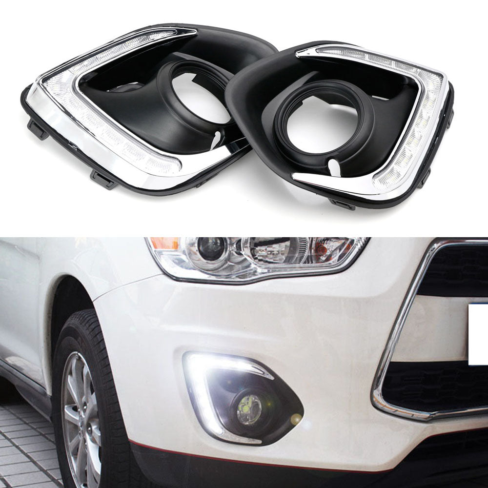 2pcs Angel Eye Car Light Led Daytime Running Light Fog Lamp Drl 12v For