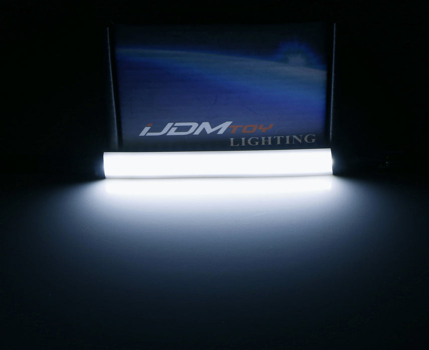 Universal Wrap Around Mount White LED Driving Running Light Strip For ...