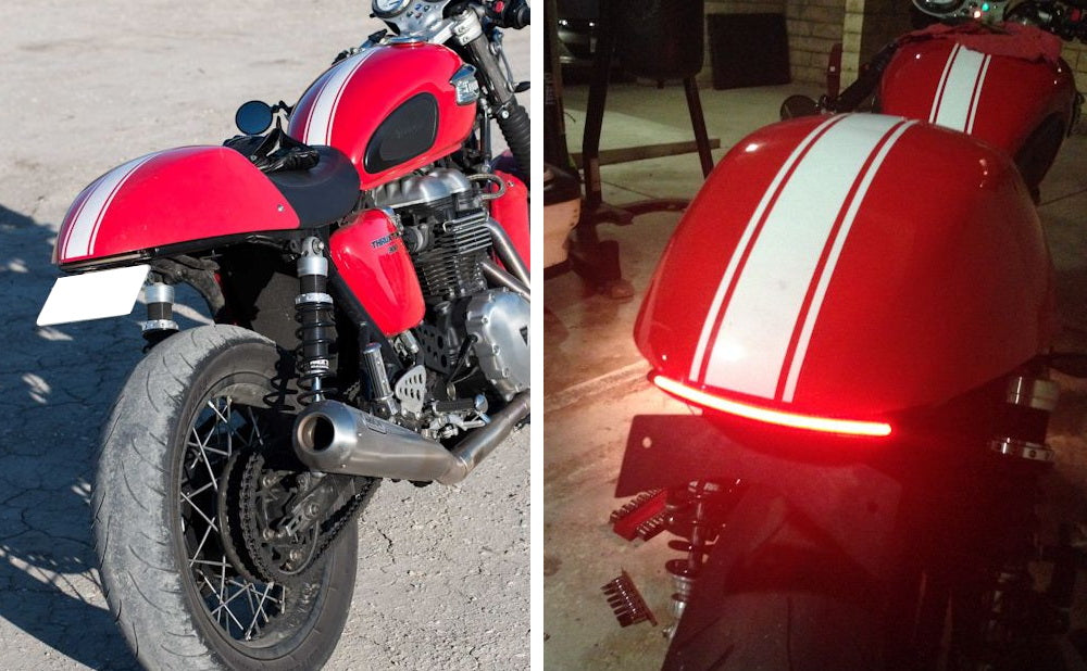 Universal 8" LED Tail Brake, L/R Strip For Motorcycle ATV — iJDMTOY.com