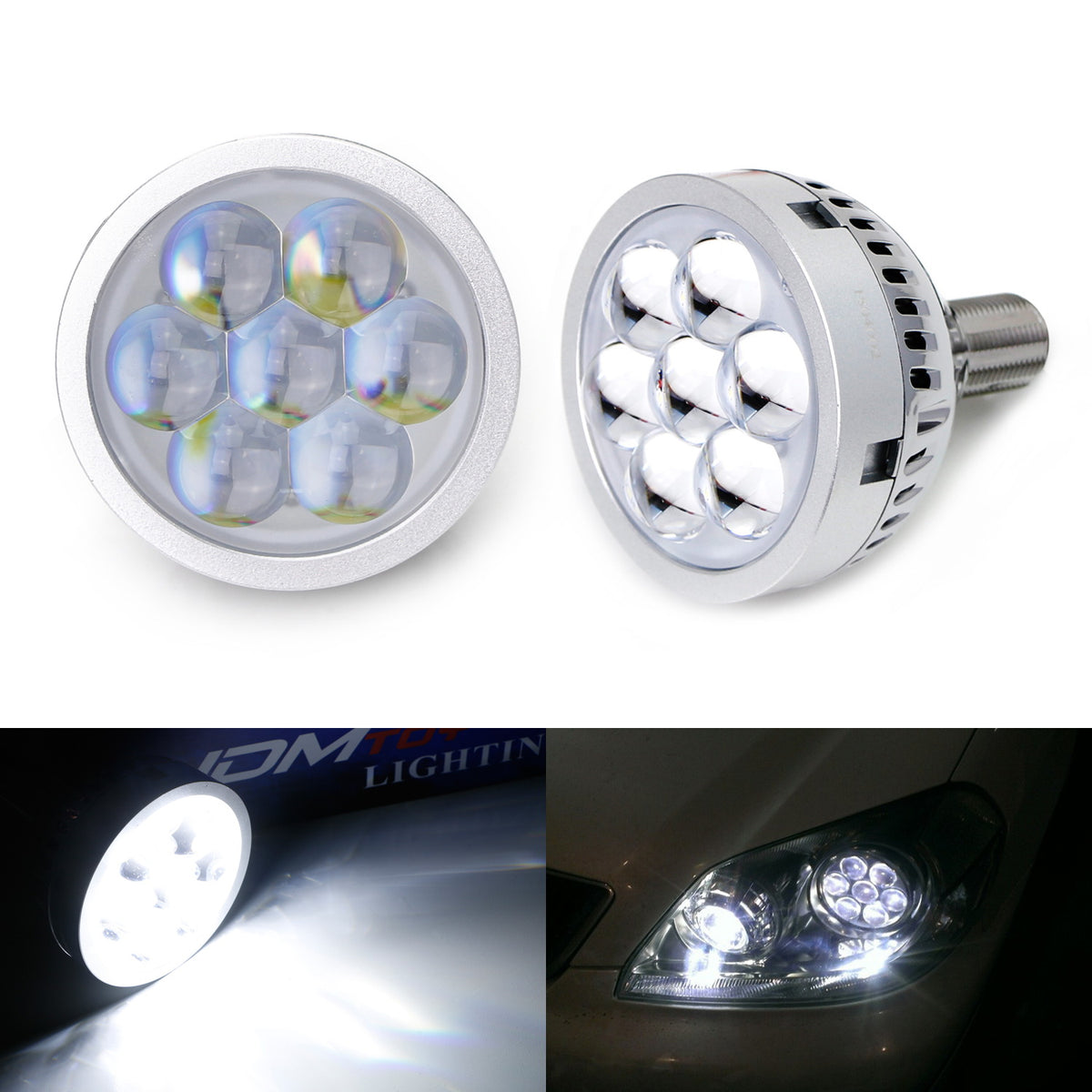 Mini 3 Q45 Style Multi-Lens 25W LED Projector Kit For Headlight Custo —  iJDMTOY.com