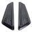Black Carbon Fiber Pattern Hood Air Vent Decoration Trims For Chevy Gen6 Camaro