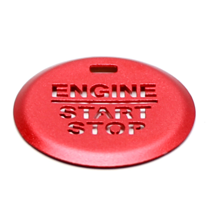 Sports Red Seeing  Thru Keyless Engine Push Start Trim For 2015-22 Ford Mustang