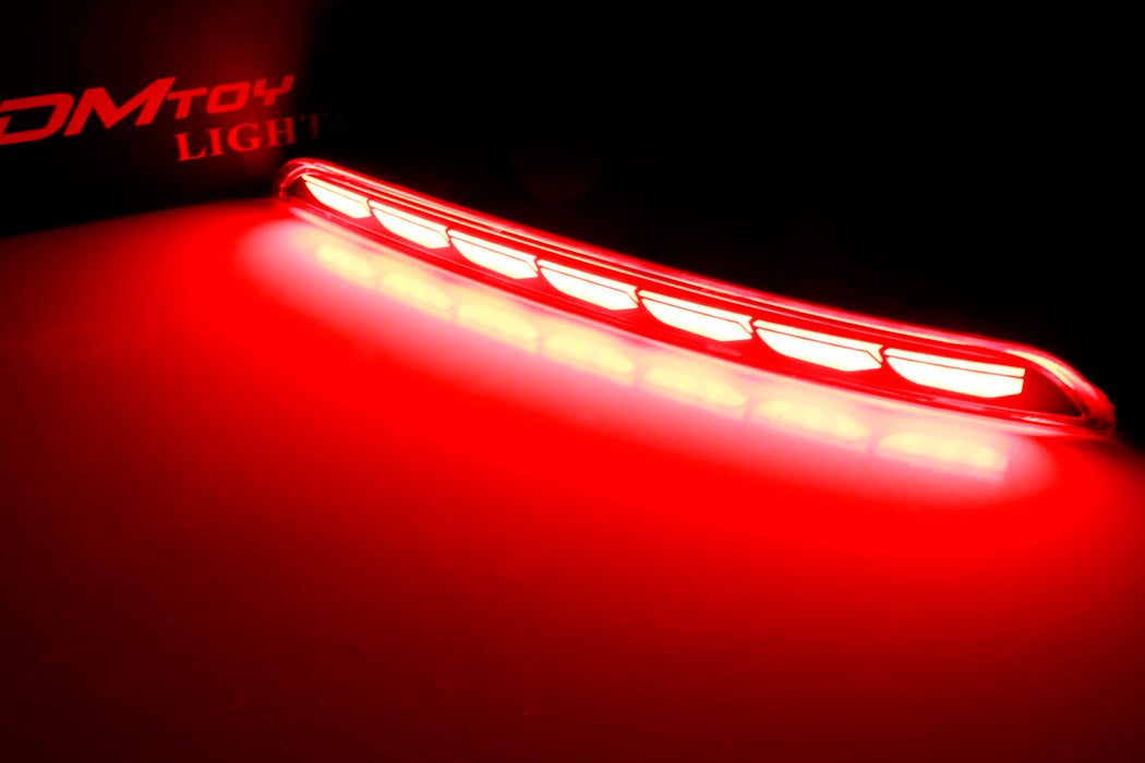 Red Led Front Dark Red LED Bumper Reflector Lights w/ Sequential Blink For 2022-up H ...