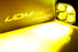Round Shape Yellow LED Pod Light Kit w/ Brackets, Relay For 2003-09 Lexus GX470