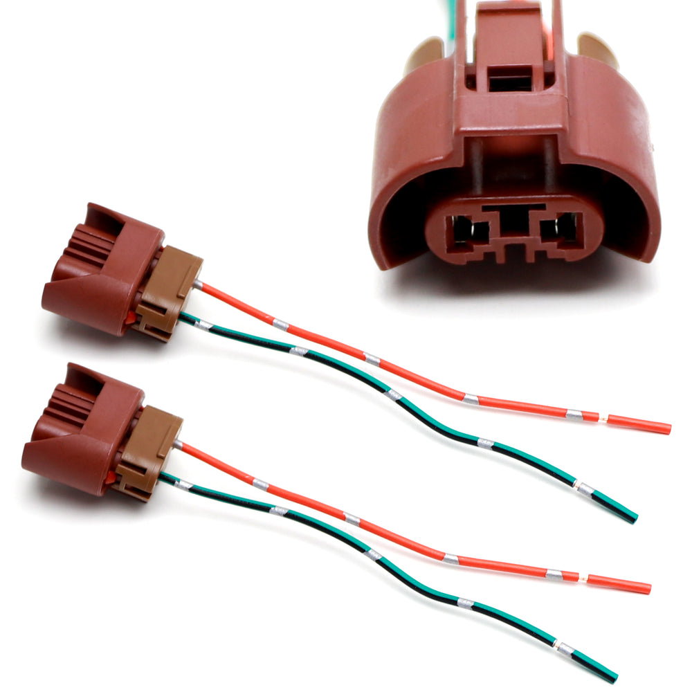 Wire Pigtail Female U 9006 HB4 Two Harness Head Light Low Beam - Foto 8