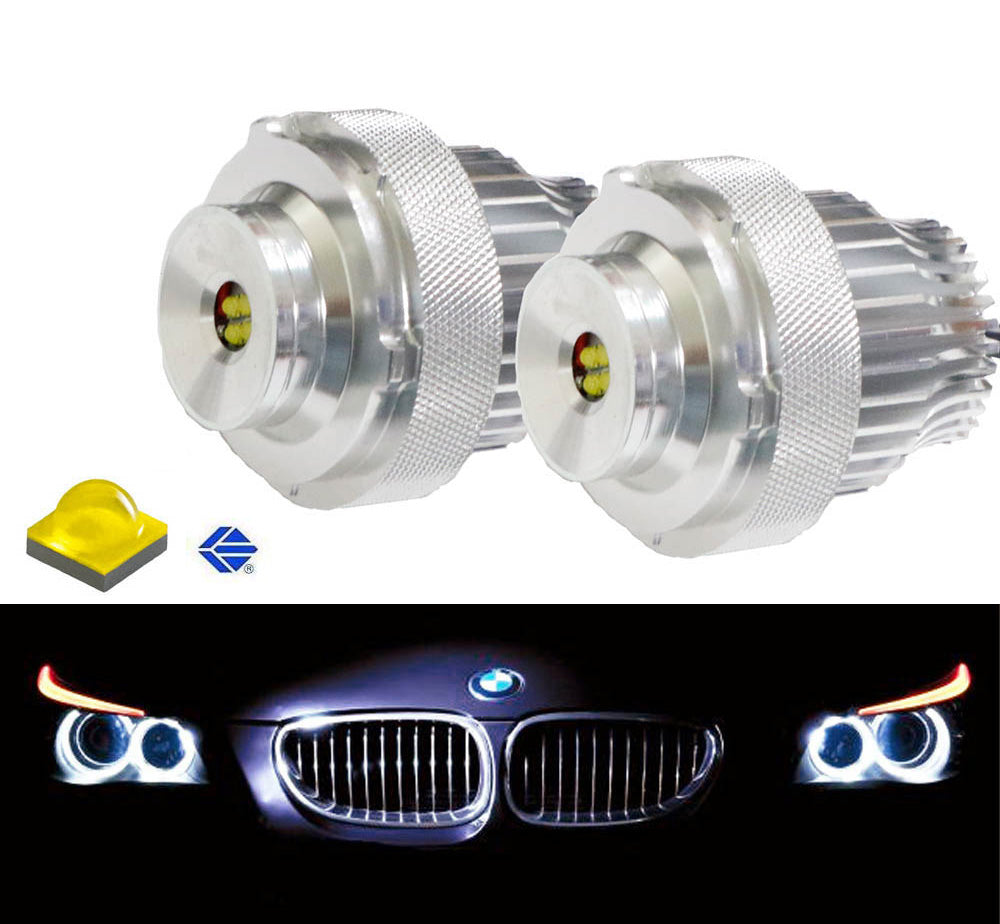 BMW E60 & E61 LED angel eyes Amber for halogen type headlights only.