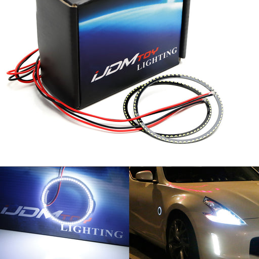 66-SMD White Z4 Style LED Illuminating Rings For Nissan 350Z 370Z Side Markers