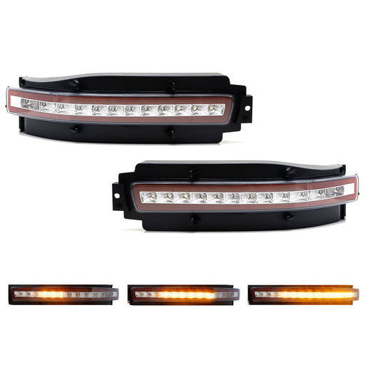 Clear Lens Sequential LED Turn Signal, Backup, Brake Lamp For 03-09 Nissan 350Z