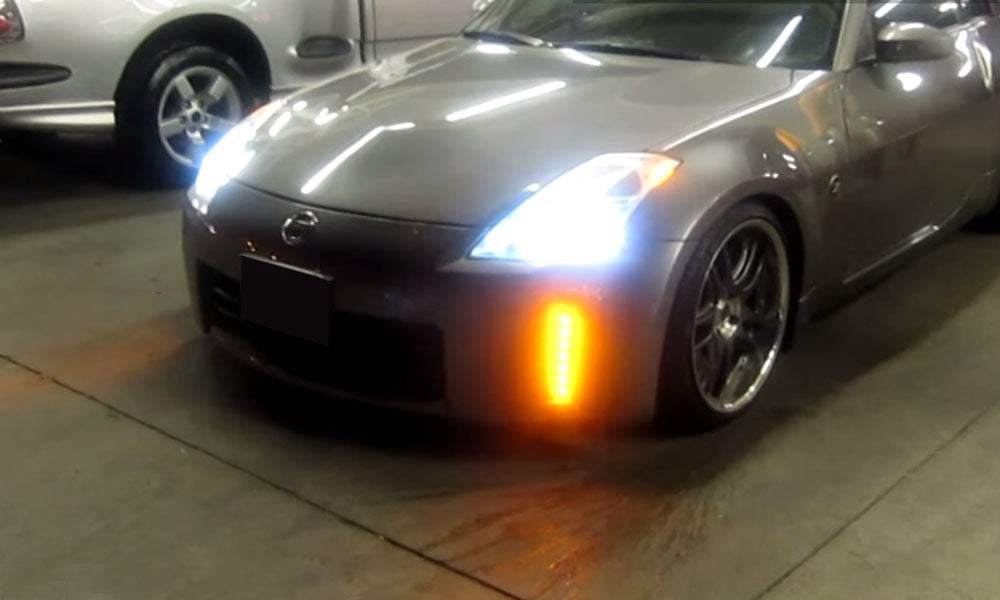 370Z Style Switchback LED Daytime Running Lights/Turn Signal For 2006 ...