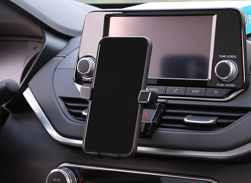 Smartphone Gravity Holder w/Exact Fit Clip-On Dash Mount For 19-22 Nissan Altima