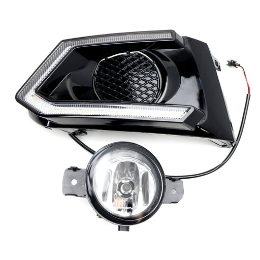 Switchback LED Daytime Light Kit & Clear Lens Fog Lights For 19-22 Nissan Altima