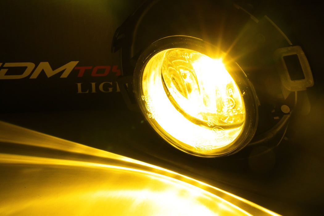 OE-Spec H11 Halogen Bulb Yellow Lens Fog Light w/Relay For 10-20 Nissan Frontier