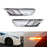 Clear Lens 3D Amber Full LED Front Side Marker Light Kit For 2007-22 Nissan GTR