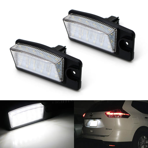 OEM-Replace 18-SMD LED License Plate Light Assy For Nissan Altima Rogue Infiniti