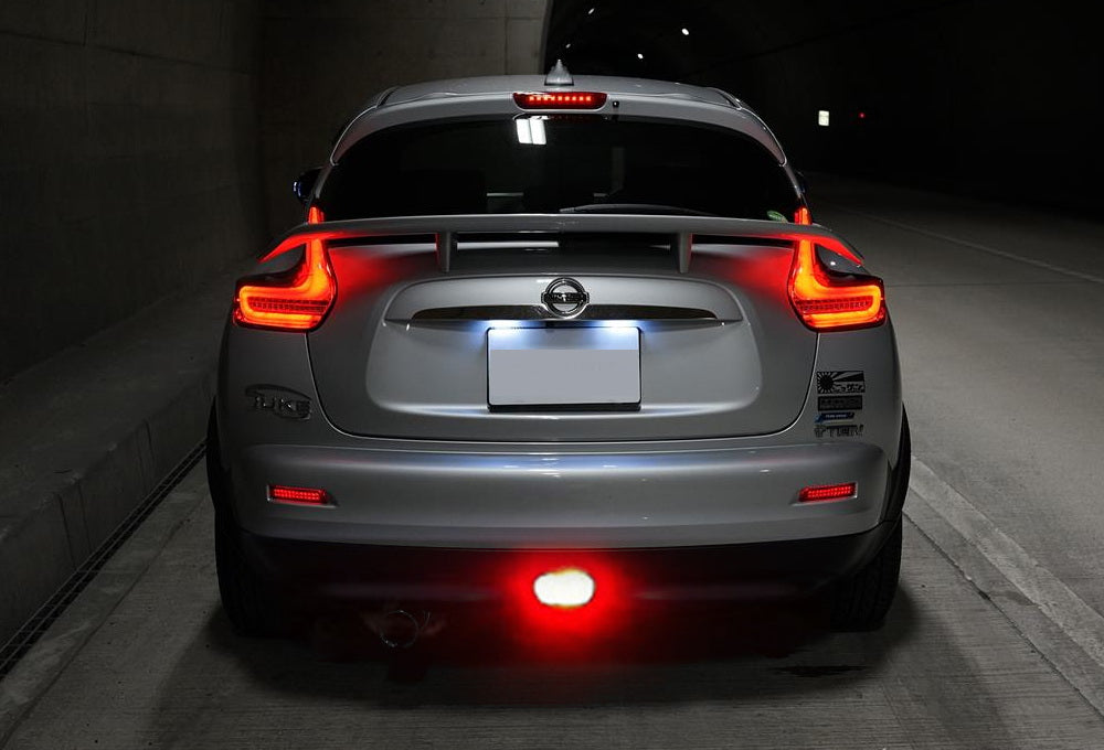 JDM Style Rear Fog Light Assy w/ LED Bulb, Wiring For Nissan Juke Rogue Murano