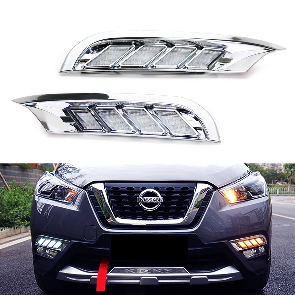 Sequential Dynamic Blink Switchback LED Daytime Running Lights For Nis ...