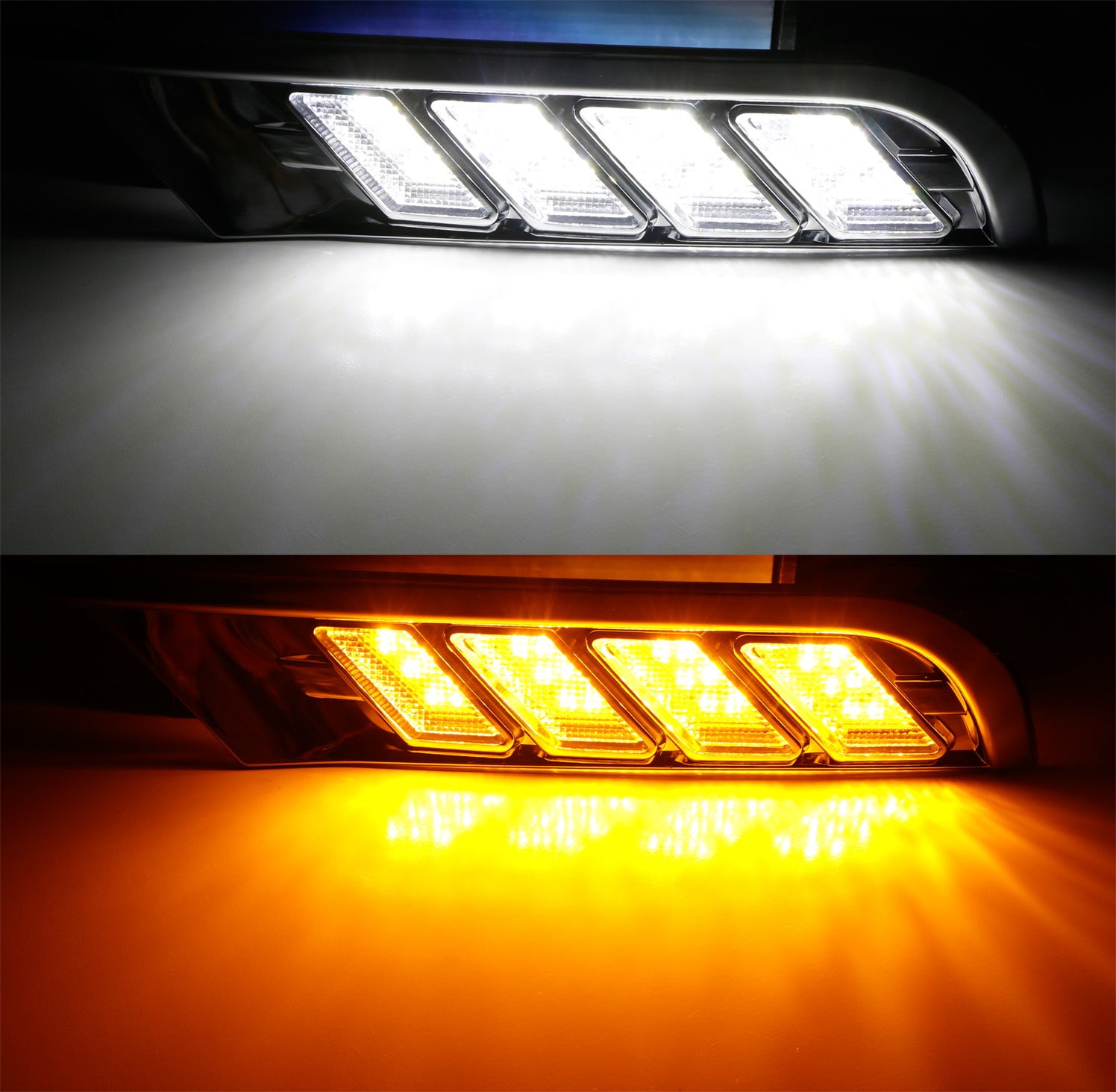 Sequential Dynamic Blink Switchback LED Daytime Running Lights For Nis ...