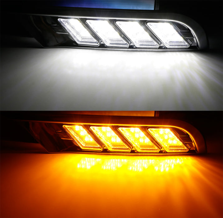 Sequential Dynamic Blink Switchback LED Daytime Running Lights For Nissan Kicks