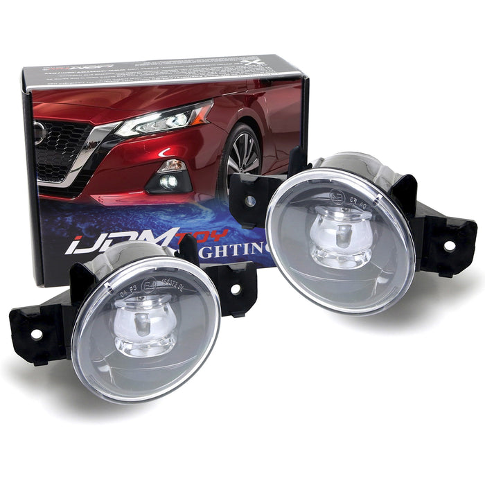OE-Spec Xenon White LED Fog Lamps For Nissan/Infiniti Halogen Upgrade or Replace