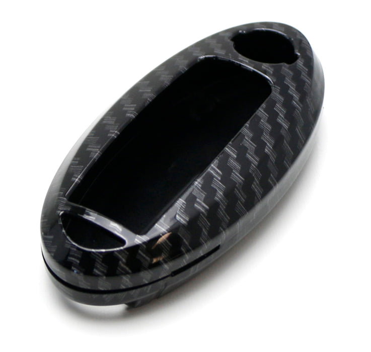 Exact Fit Carbon Fiber Smart Key Fob Shell For Nissan Armada Rogue GT-R Murano