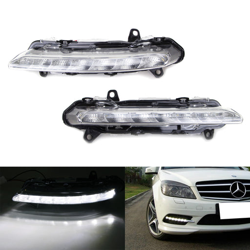 LED Daytime Running Lamps Replacement For Mercedes W204 W218 W221 X204 C CLS GLK