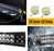 Roof Mount 30-Inch LED Light Bar Kit For 2011-18 Polaris RZR XP 800 900 1000