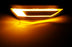 GT 3D Raised Clear/Black Lens LED Side Marker Lights For Carrera Cayman Boxster