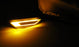 GT 3D Raised Clear/Black Lens LED Side Marker Lights For Carrera Cayman Boxster