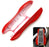 Red Plastic Key Fob Side Shell Cover For 17-up Porsche Panamera & 19-up Cayenne