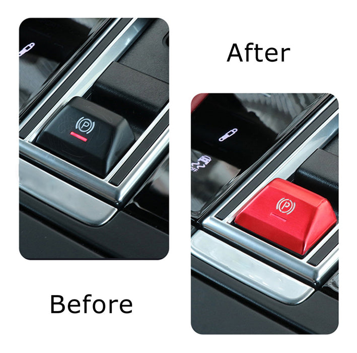  iJDMTOY Direct Replacement Sports Red Finish Key Fob Side Panel  Trims Compatible with Porsche Cayenne Panamera Macan 911, etc : Automotive