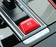 Red Hand Brake Release Button Decoration Cover Trim For Porsche Panamera Cayenne