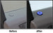 Blue Decorative Door Lock Secure Indicator Light Caps For Cayenne Panamera Macan