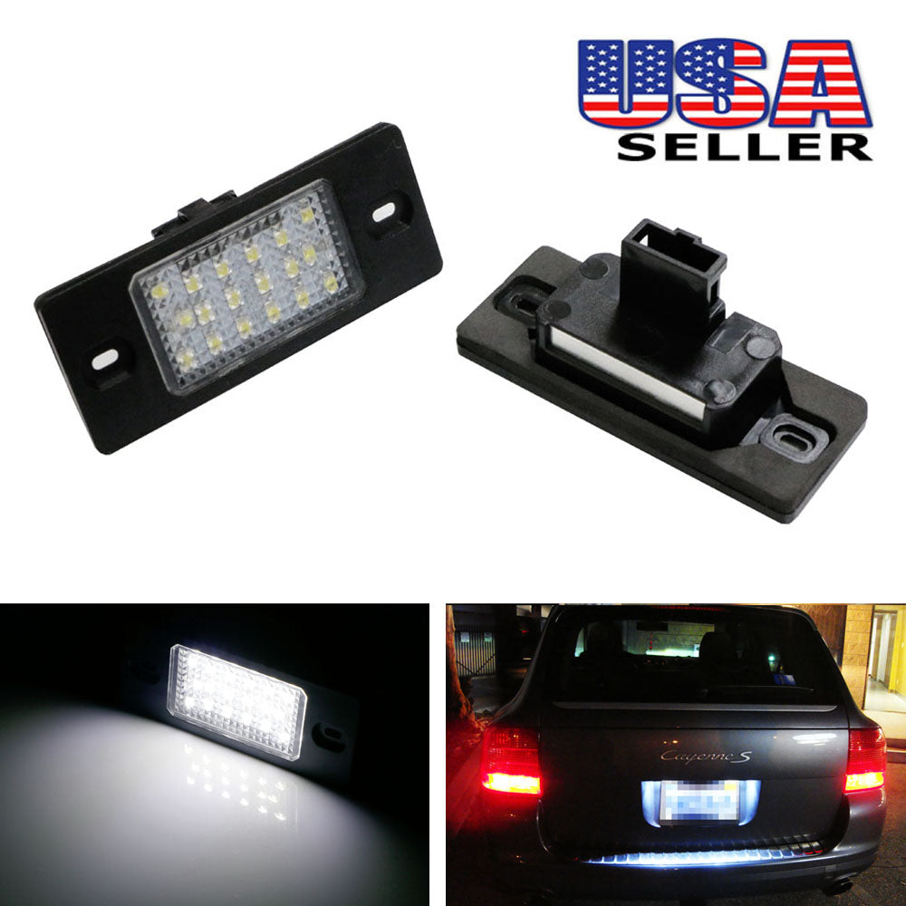 Car LED License Plate Number Light White Lamp For Porsche Cayenne VW Touareg eBa Car LED License Plate Number Light White Lamp For Porsche Cayenne VW Touareg eBa