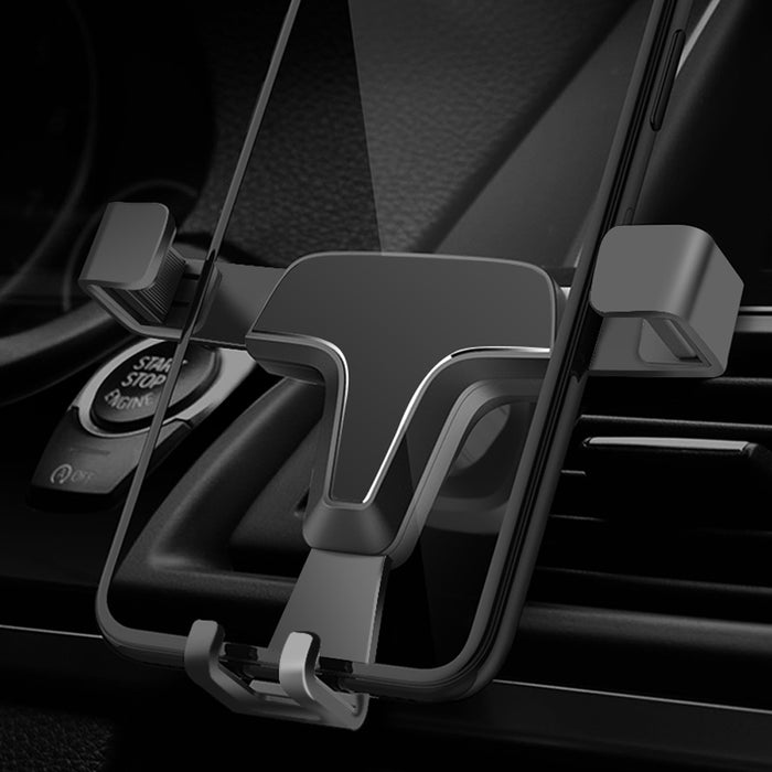 Smartphone Gravity Holder w/Exact Fit Dash Mount For 18-up Gen2 Porsche Panamera