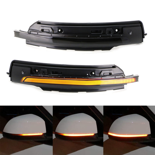 Sequential Blink LED Side Mirror Turn Signal Light Strip For 14-22 Porsche Macan