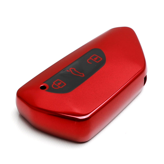 Red Full Coverage TPU Key Fob Cover For VW MK8 Golf/GTI ID.3 ID.4 Smart Car Key