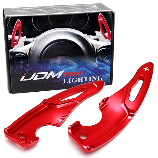 JDM RS Red Steering Wheel Paddle Shifter Extend For 17-21 Subaru BRZ, Toyota 86