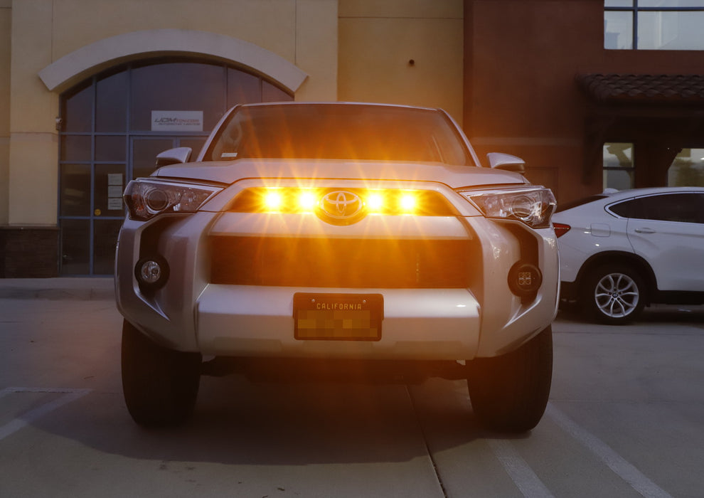 4pc Raptor Style 3W LED Grille Lighting Kit For Toyota FJ Cruiser 4Runner Tacoma