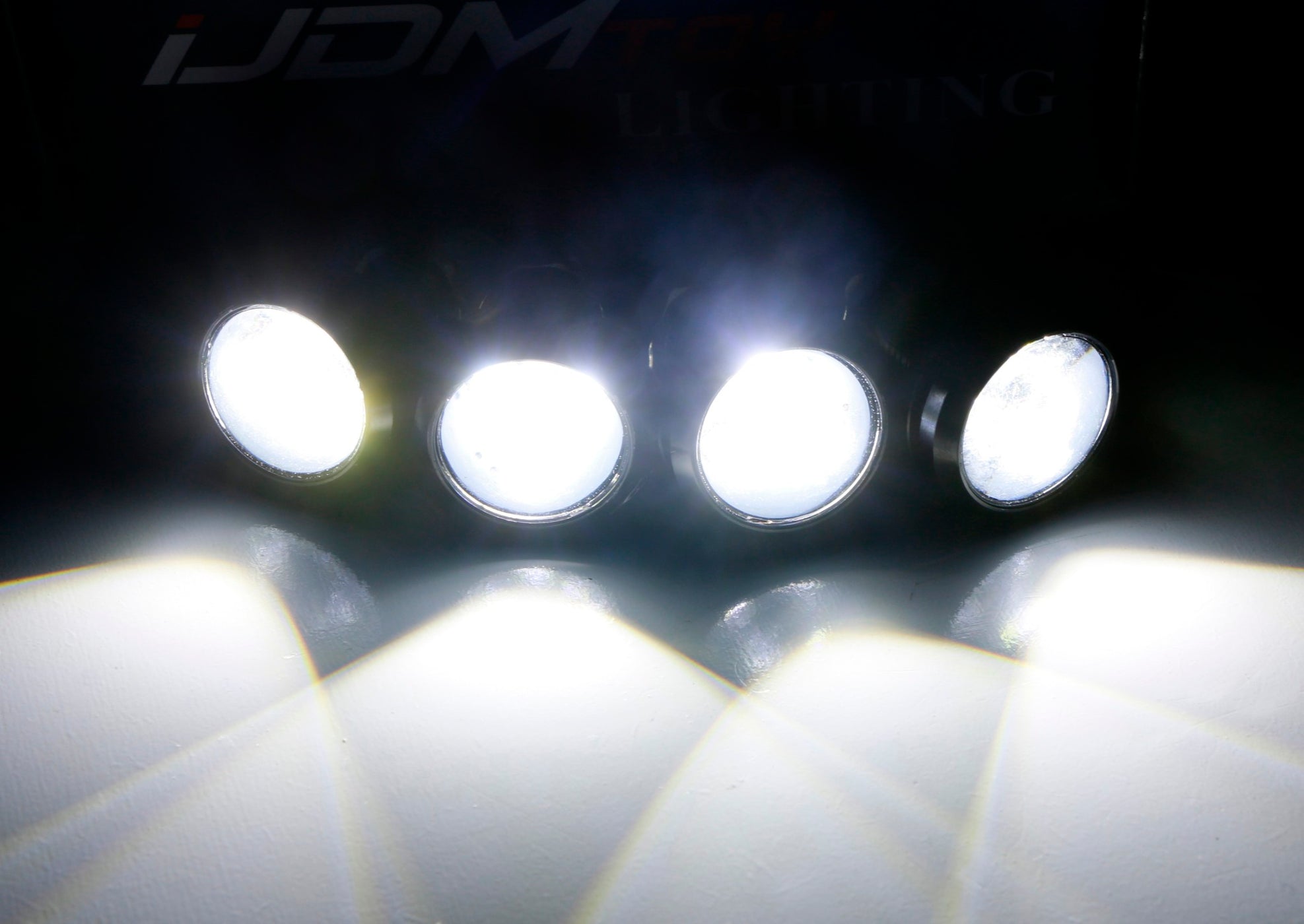 4pc Ford SVT Raptor Style LED White Grille Lighting Kit, Universal Fit ...