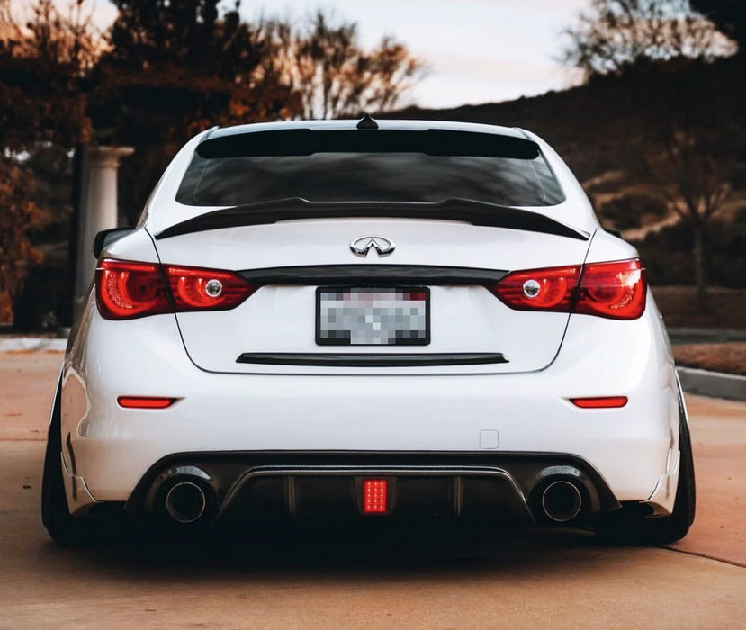 Universal Red Lens 15-LED Rear Bumper Diffuser Rear Fog Light Kit for ...